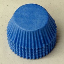 50 Light Blue Cupcake Liners Baking Cups STANDARD SIZE Baby Shower BC-37-50 NEW