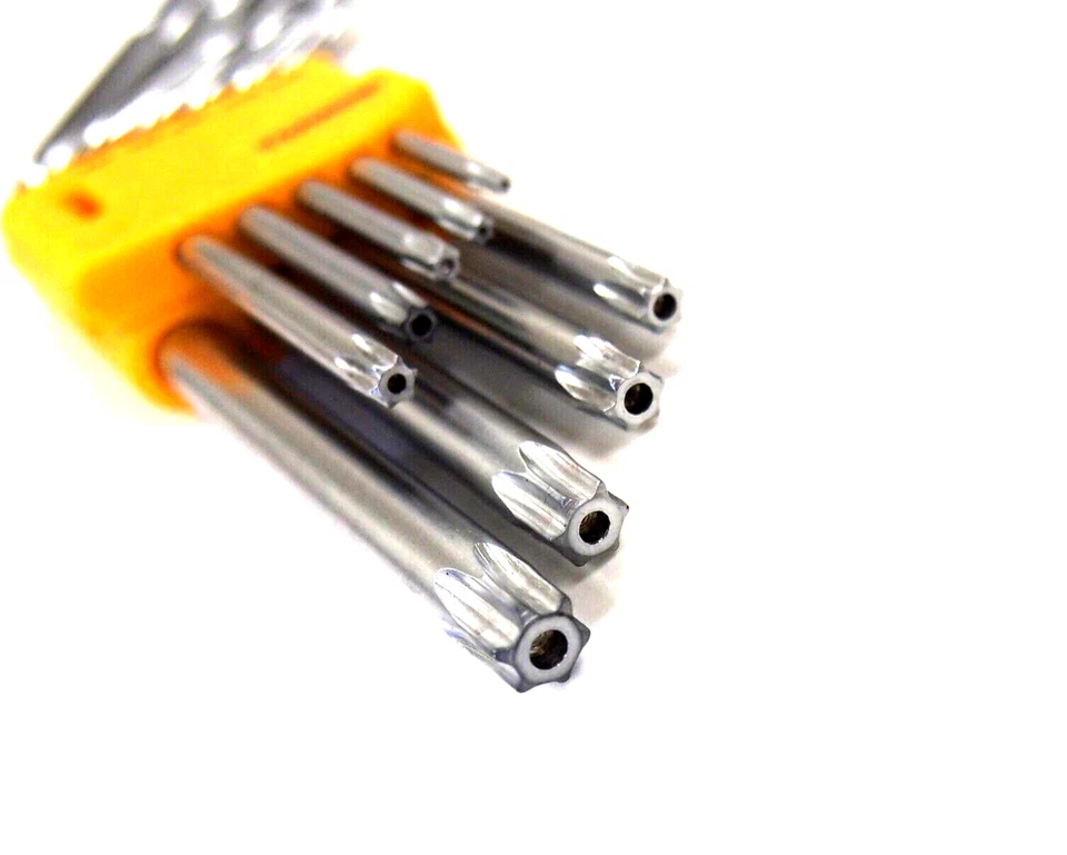 9PC Tamper Proof Torx Star Hex Key L Wrench T10 – T50  2-3/4" – 6-7/8" 260809 - Image 3 of 4