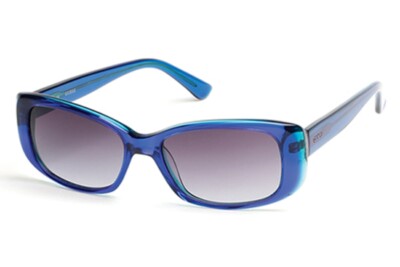 Guess GU7408 90X Blue And Green  Butterfly Plastic Sunglasses Frame 52-15-135 