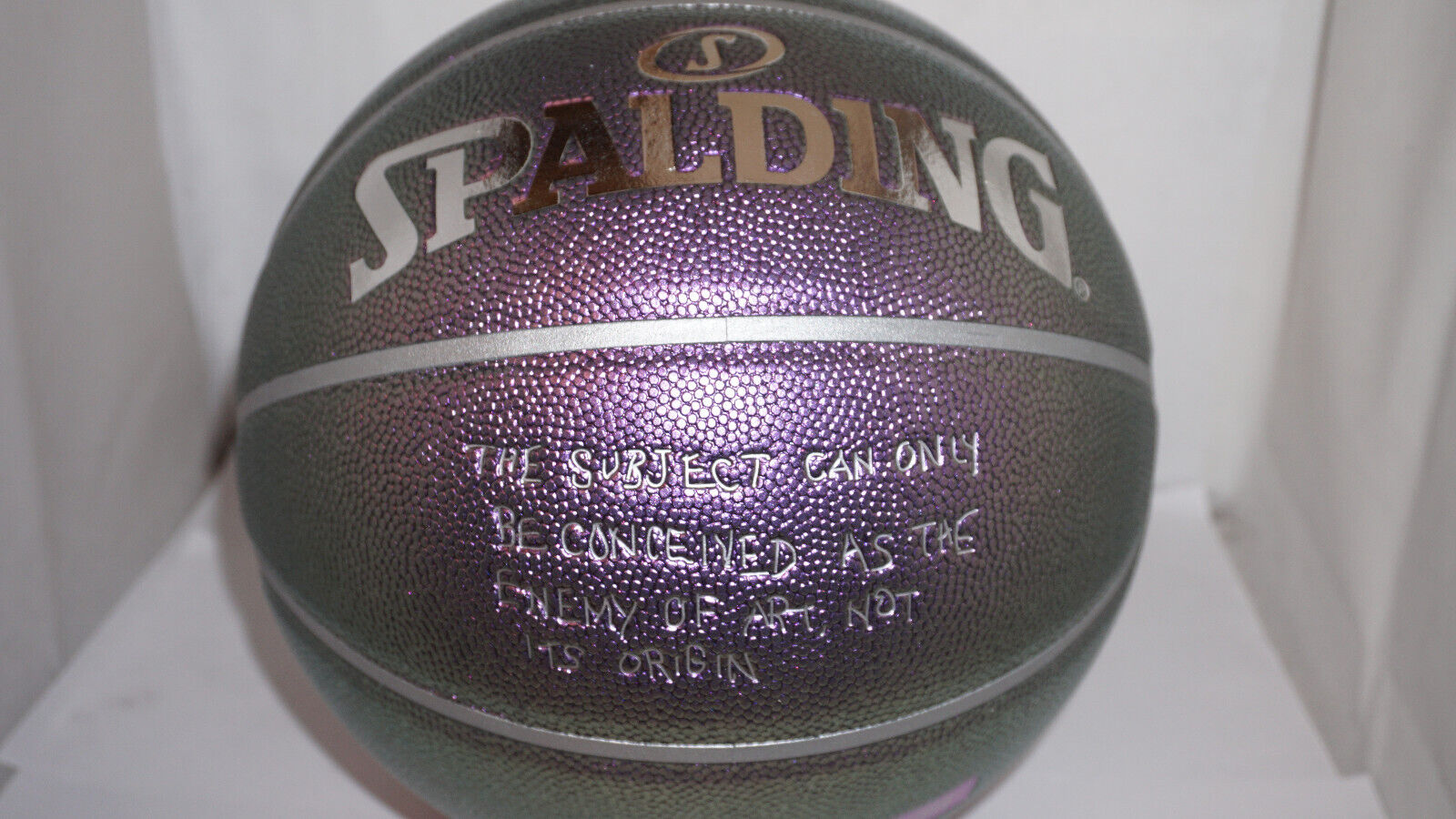 Bola de Basquete Supreme x Spalding Bernadette Corporation Roxo