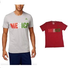 adidas Mexico Soccer T-Shirt Go To Performance Logo Tee Shirt