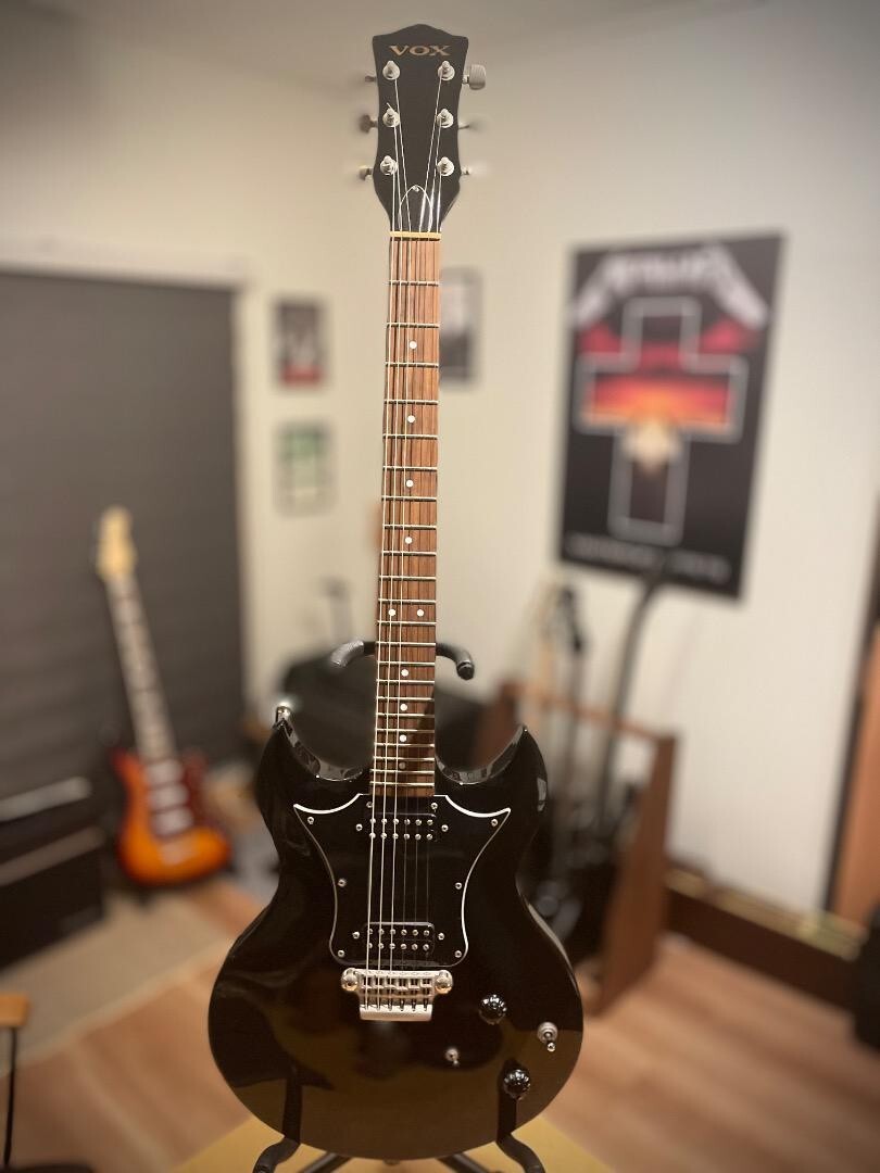 VOX SDC-22 Black XLM Humbucker Mahogany SG 2011 Rare Retro