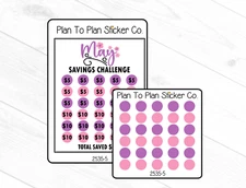 2535-5~~May Savings Tracker Planner Stickers.