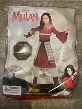 Disney Mulan Costume Toddler 3-4 NEW