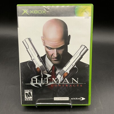 Hitman Contracts (Microsoft Xbox, 2004) Complete CIB w/ manual Tested / Working