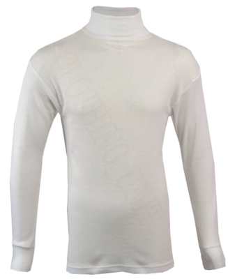 Mens Thermal Underwear Polo Neck Long Sleeve Top Ski Warm Winter T Shirt  M-XL