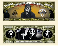 OUR GHOSTFACE NOVELTY NOTE AND BILL (25 Bills)