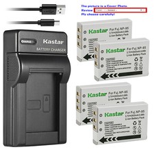 Kastar Battery Slim Charger for Fujifilm NP-95 BC-65N Fuji FinePix F31fd Camera