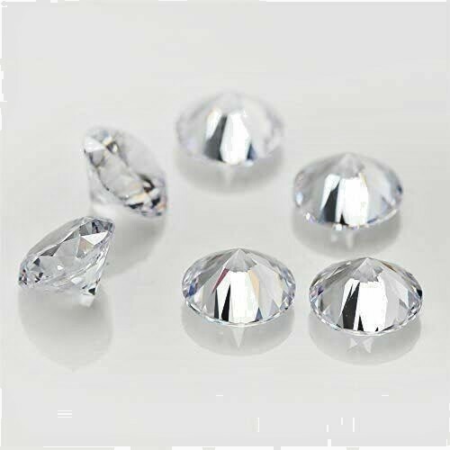  Cubic Zirconia AAA Quality 1.9 mm Star Cut Round Shape 1000 pcs Loose Gemstone - Picture 9 of 9