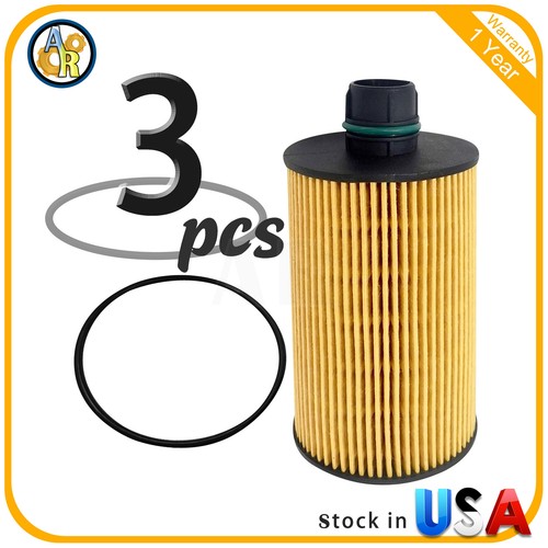 3PCs of Oil Filters For 20142019 Ram 1500 Jeep Grand Cherokee