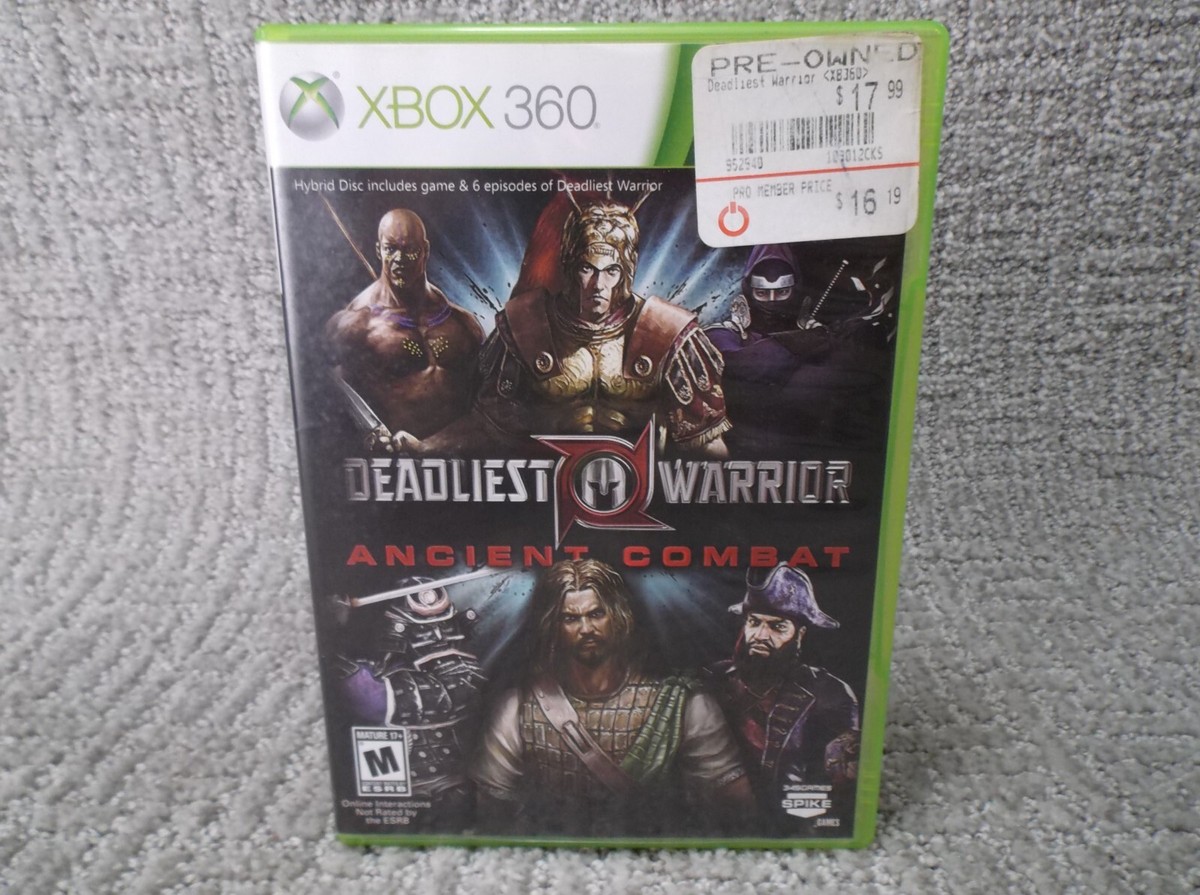 Microsoft XBox 360 Deadliest Warrior Ancient Combat Video Game