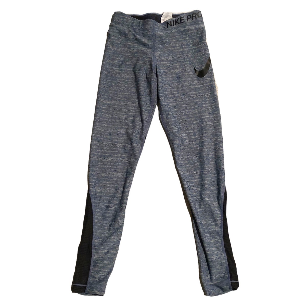 nike mini swoosh leggings in grey