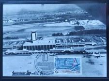 Carte Premier Jour 1982 Timbre N° 2203 Aéroport Bâle-Mulhouse Oblitéré Mulhouse