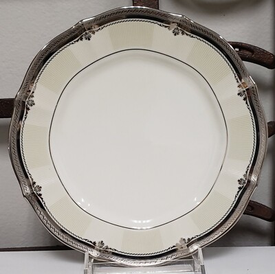 NORITAKE Ivory China STRATFORD PLATINUM Accent Salad Plate Never Used BRAND NEW