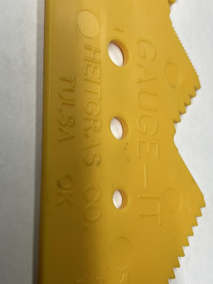 Guage-It, Bolt/Stud Measure Ruler with Thread Pitch Guage, Metric | eBay