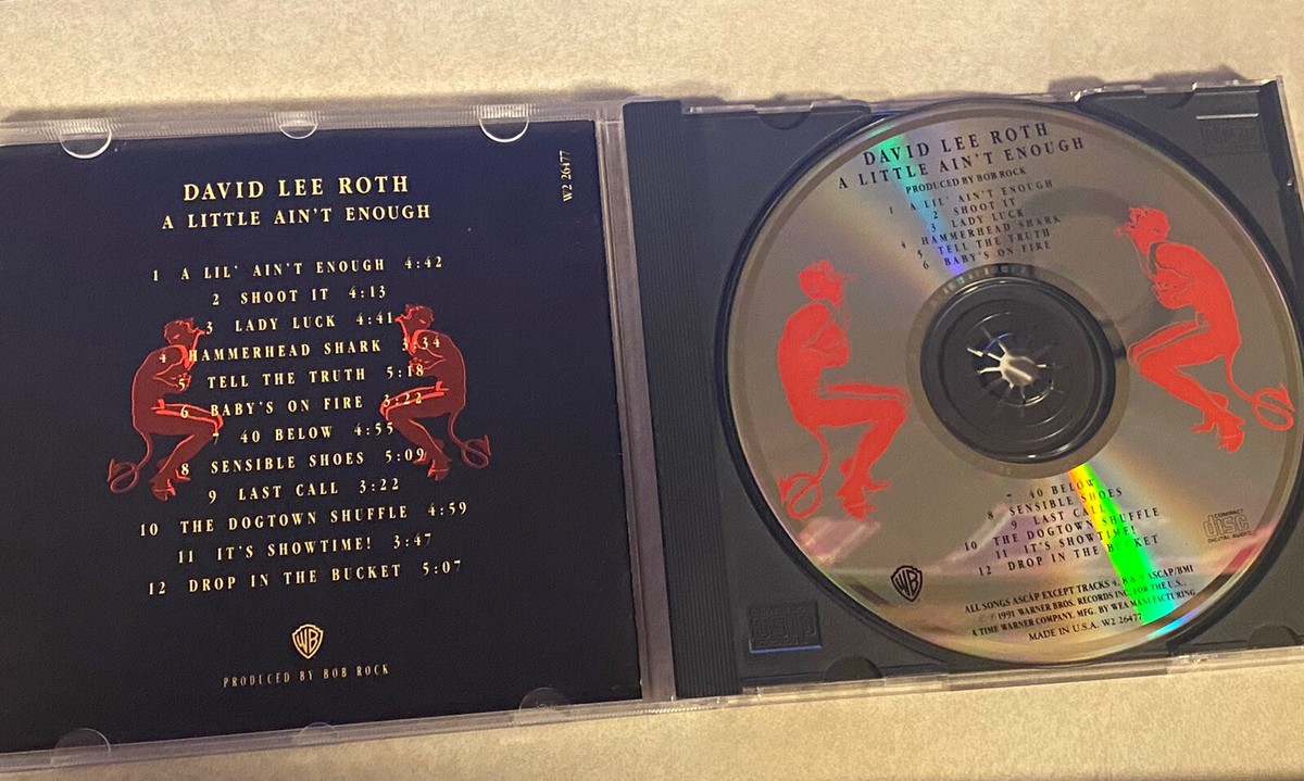 David Lee Roth- A Little Ain't Enough (CD, US, 1991, Warner