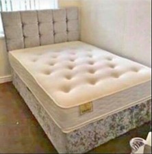 BRAND NEW DOUBLE BED +MATTRESS + FREE DESIGNER HEADBOARD 