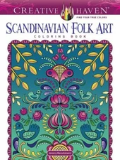 Creative Haven Scandinavian Folk Art Coloring Book (Adult Coloring Books: World