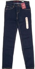 Arizona Jeans Co. Boys Skinny Dark Denim Jeans NWT Size 12R Adjustable Waist