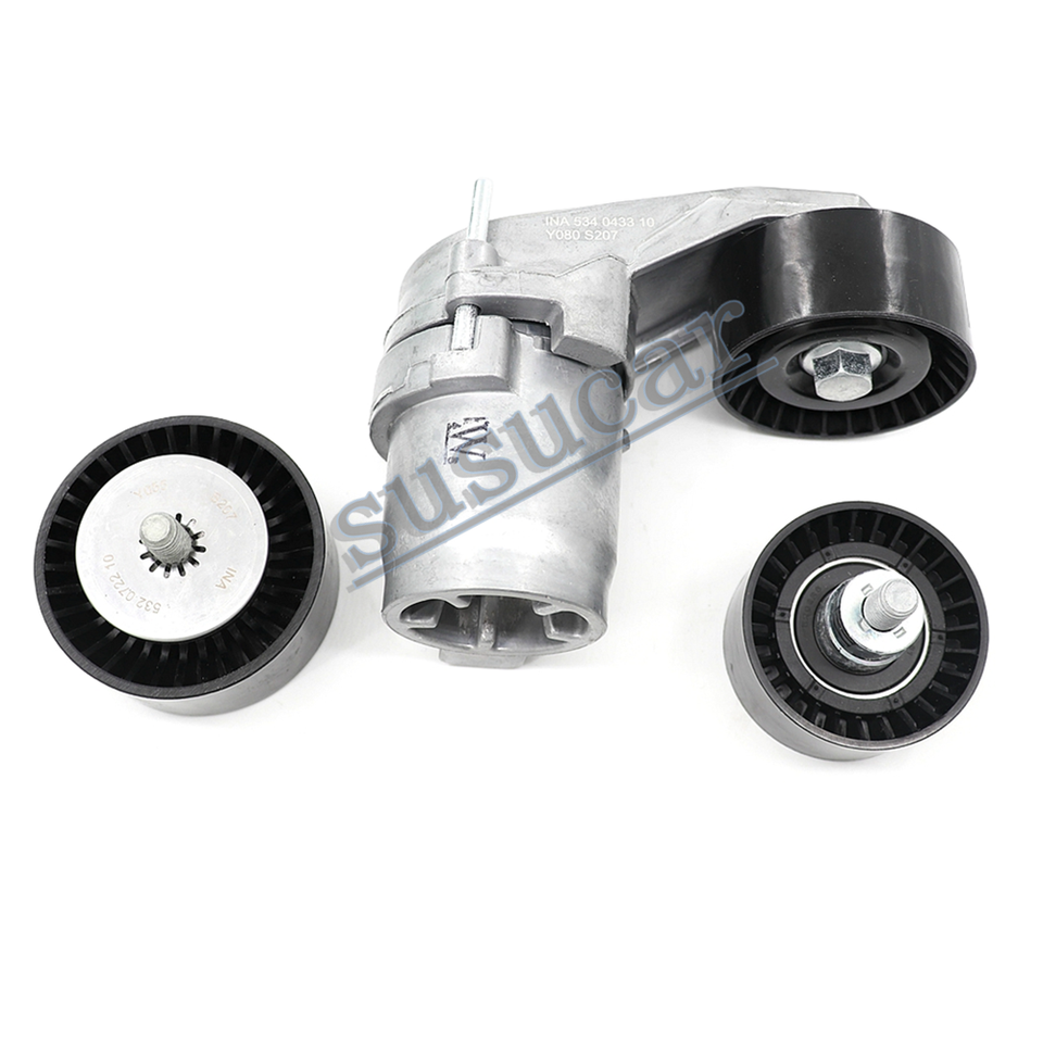 OEM INA 11288604266 Belt Tensioner Pulley Kit For BMW N55 F01 F30 3.0L