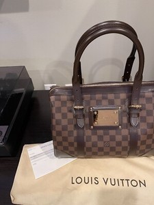 damier ebene coated canvas