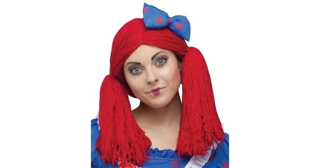 Кукла смешной мир тряпичная костюм парики и волосы для лица