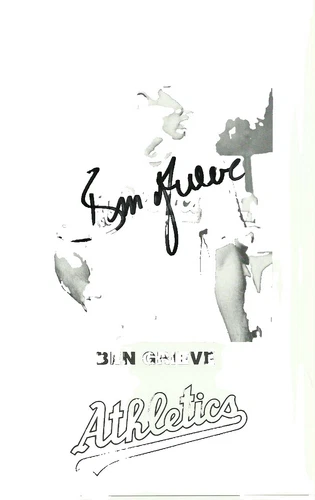 Ben Grieve MLB Original Autographed Photos