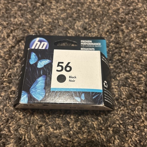HP 56 black ink cartridge genuine Expired Sept. 2017 NEW Sealed OEM