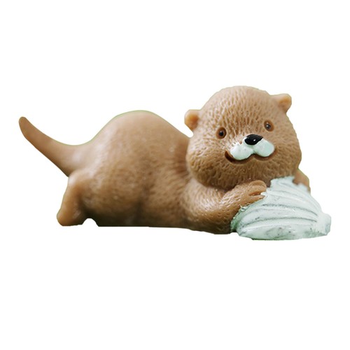Miniature Otter Figurines Resin Otter Ornaments for Cake Decoration Crafts - Picture 31 of 32