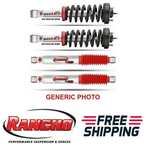 Rancho QuickLIFT Set of Front Struts & RS9000XL Rear Shocks For F150