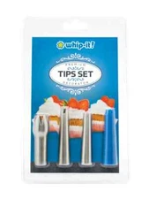 Premium Decorator Tips Set Whip cream dispenser stainless steel silicone