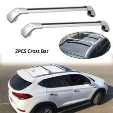 2PCS Cross Bar For Toyota 4Runner 2010-2024 Roof Rack Cargo Bar Silver Crossbar