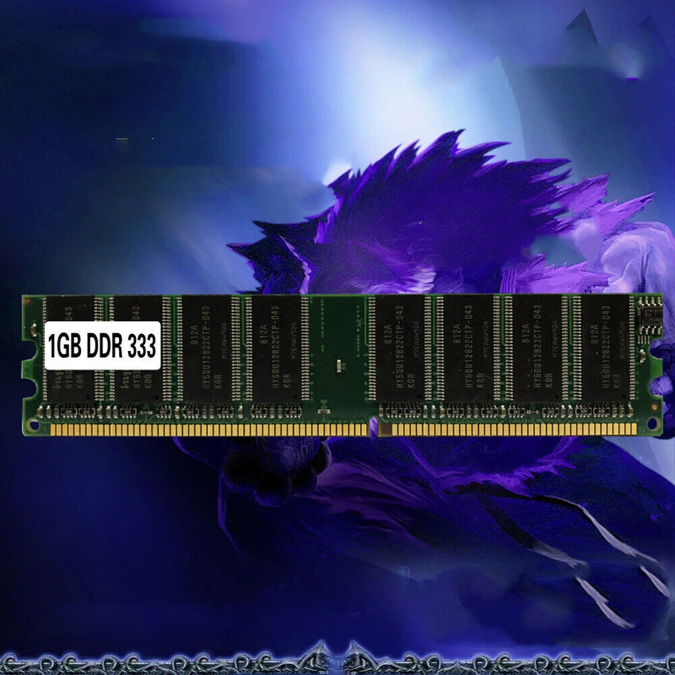 1GB DDR PC 2700 DDR 1 333MHZ Desktop PC Memory Module Computer Desktop DDR1 RAM - Image 4 of 4