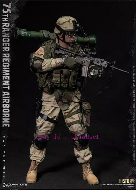 Damtoys 78094 1/6 75th Ranger Regiment Airborne Lead The War