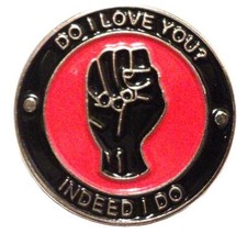 Do I Love You? Indeed I do Northern Soul MOD Music Metal Enamel Scooterist Badge