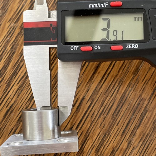 Stainless Steel Round Bar / Tube Holder Support Block Flange Set Screw 15/32” ID - Picture 14 of 16