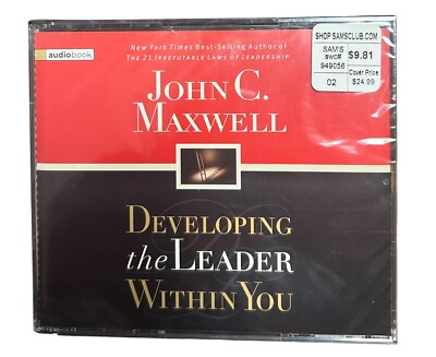 John Maxwell Developing Leader Within You Audiobook New Sealed Career Success
