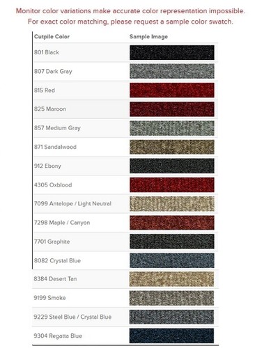 Complete Molded Carpet Replacement Kit for Ford Mustang 1964-2019 Pick Color ACC - Picture 32 of 83