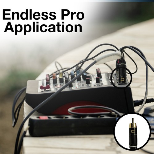 Right Angle 3-Pin XLR Male - RCA Unbalanced Mono Cable Custom Length, Color Cord - Picture 7 of 19