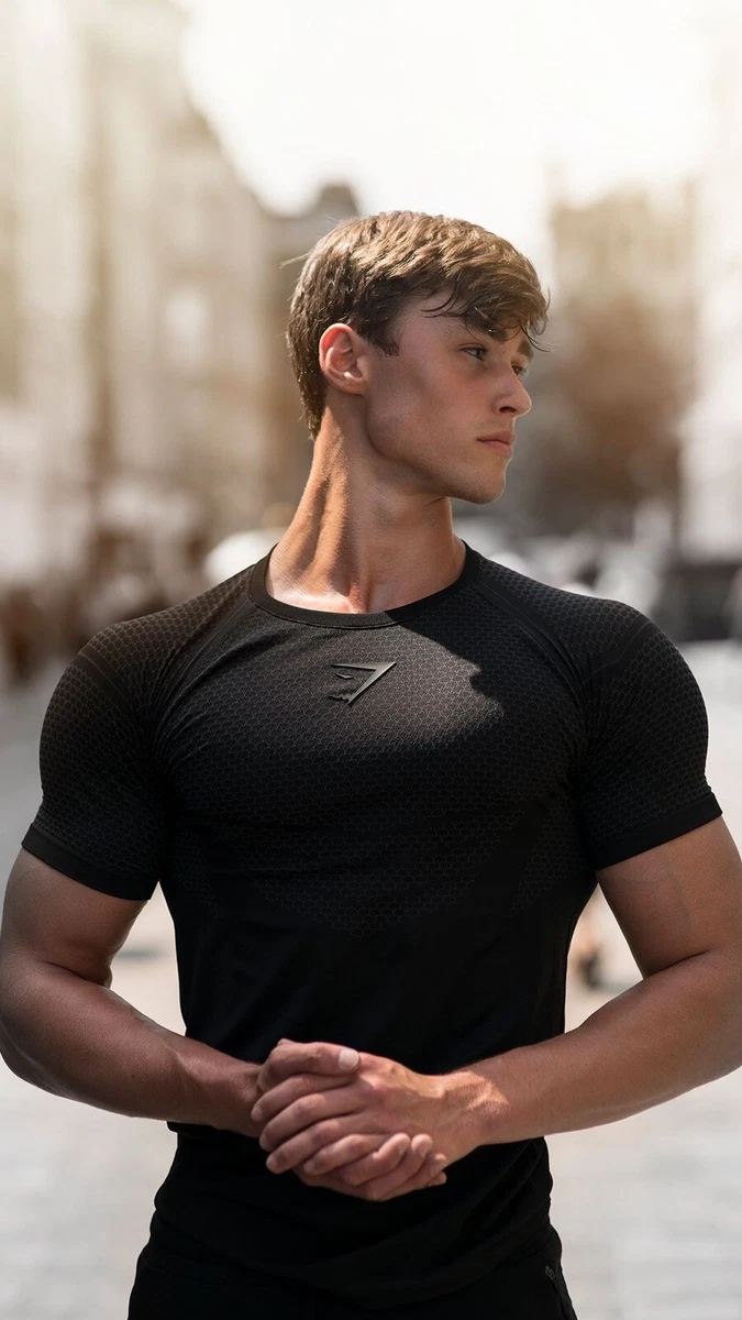 Gymshark onyx top t shirt