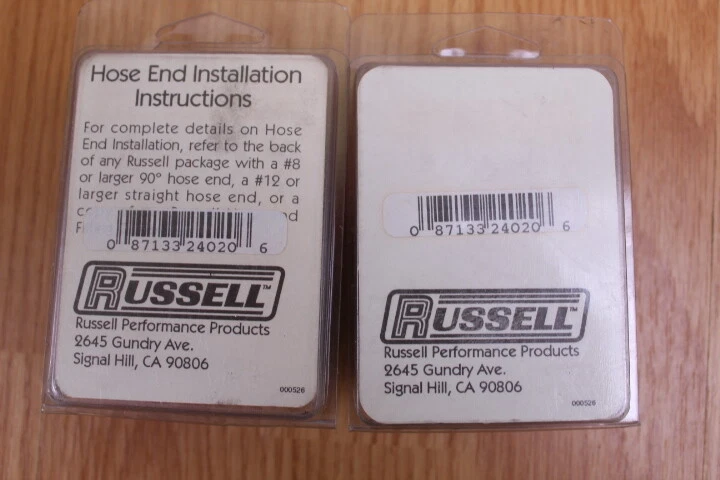 Russell 2402 Twist Lok Hose End Straight #8 - Image 4 of 4