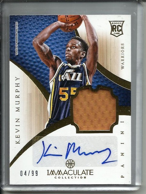Kevin Murphy 12/13 Immaculate Collection Autograph Game Jersey Rookie #04/99