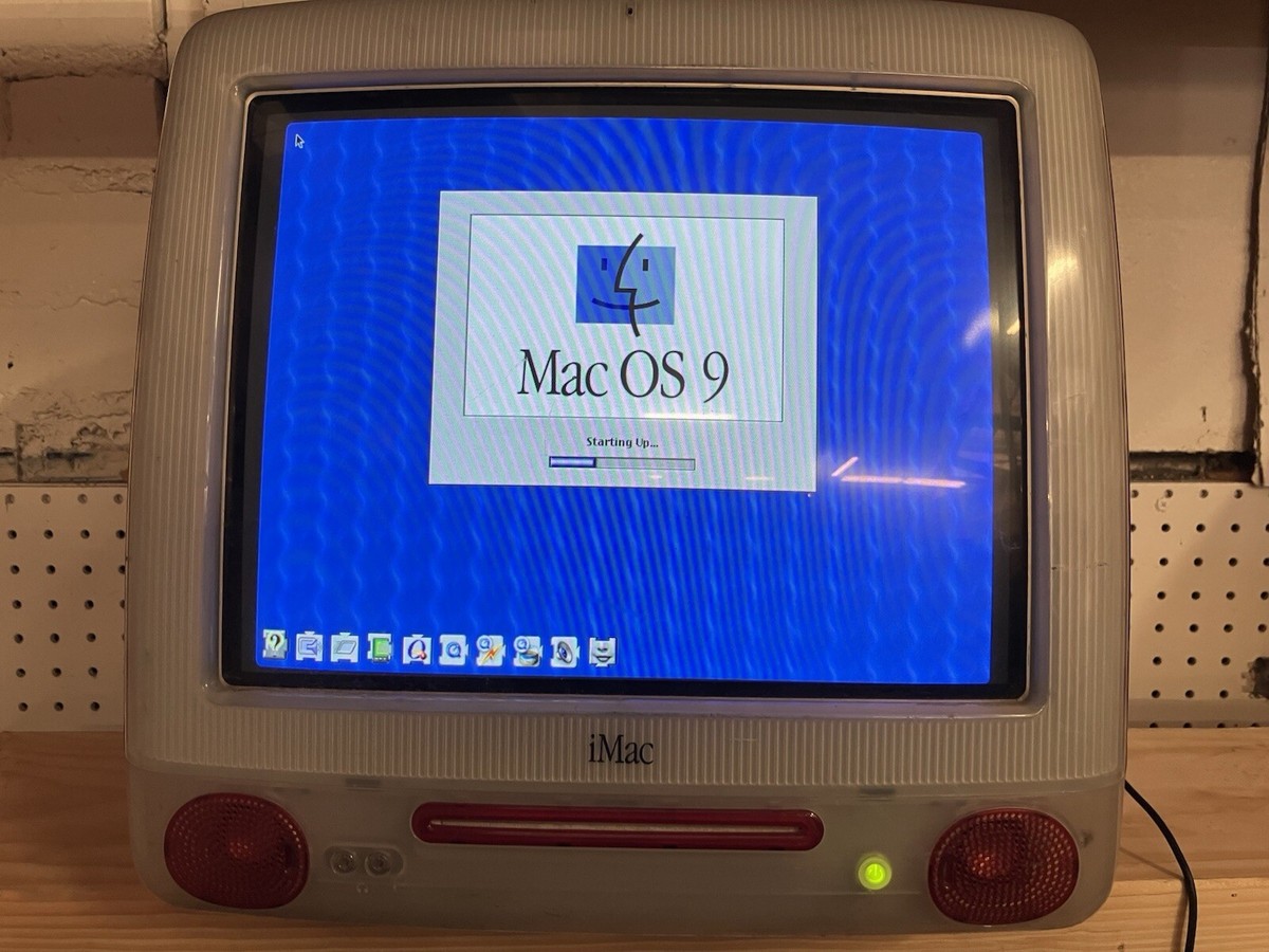 Vintage Apple Imac Ruby 400mhz All In One Desktop Computer