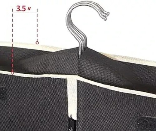 54" Garment Bag with Extra Large Pockets for Travel, Gusseted Suit Cover Mens... - Picture 7 of 7