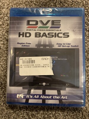 DVE Digital Video Essentials HD Basics Blu Ray BRAND NEW FACTORY SEALED RARE OOP