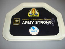 CamTray Vintage 1st Corps ARMY STRONG Mess Tray~Made in USA~Very Good Condition
