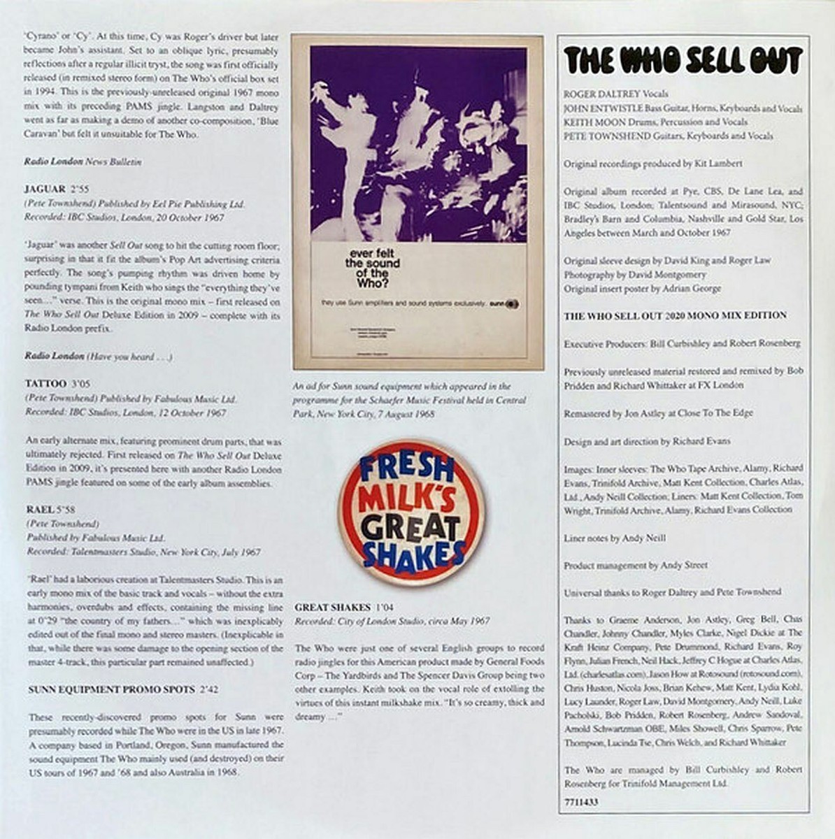 UKorg THE WHO SELL OUT MONO レコード 【公式通販】
