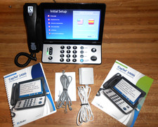 CapTel 2400iBT Captioned Hearing Impaired Bluetooth Wi Fi Touch Screen phone 