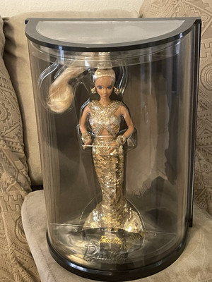 Bob Mackie Gold 1990 Barbie Doll #5405 Gold Dress Original Mattel Packing  case | eBay