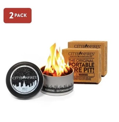 City Bonfire Portable Fire Pit (2-pack)  Item 5549